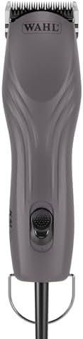 Wahl Pro Animal KM10+ Corded Clipper - New #10 Prime Series Blade, LOCKGUARD Patent Pending Technology & Textured Housing Design - Clippers for Cats, Dogs & Horses - Lightweight - 2-Speeds - Purple