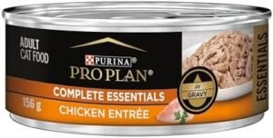 Purina Pro Plan Complete Essentials High Protein Cat Food Gravy, Wet Cat Food Chicken Entree - (Pack of 24) 5.5 oz. Cans